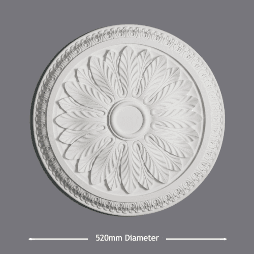 CR63 – Acanthus Leaf Ceiling Rose