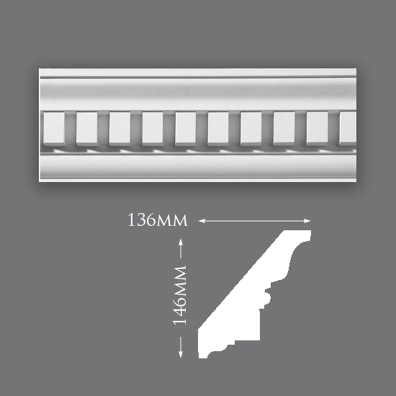 C0048-Classical-Dentil-800 Large Thistle Ceiling Rose