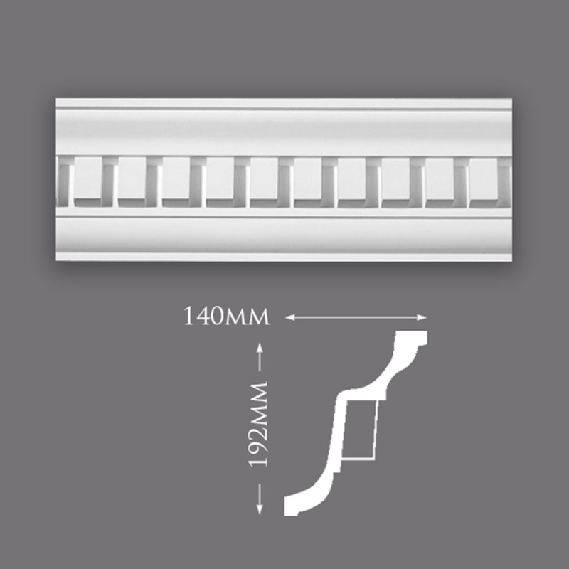 C0050-Heavy-Dentil-800 Large Plain Ceiling Rose