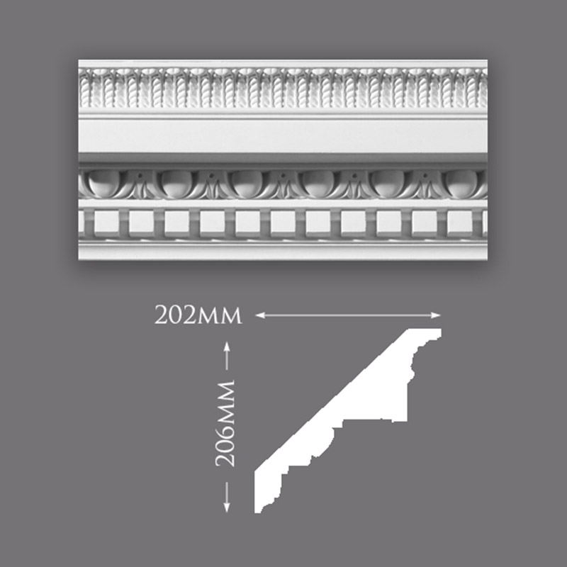 C0052-Leaf-&-Dentil-with-Egg-&-Dart-800 Small Plain Ceiling Rose