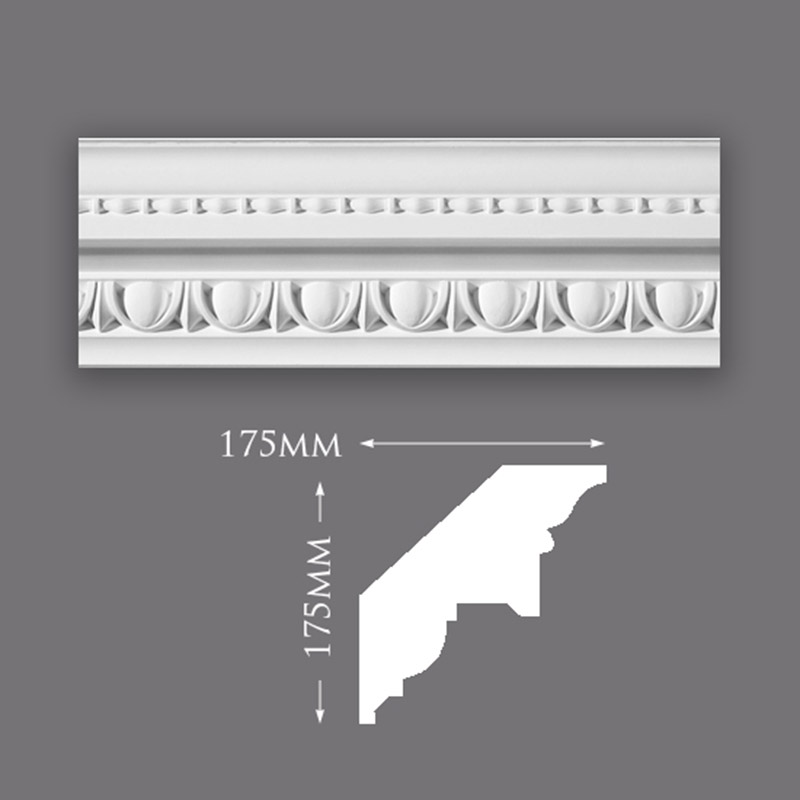 C0068-Egg-&-Dart-with-Bead-&-Real-800 Large Thistle Ceiling Rose