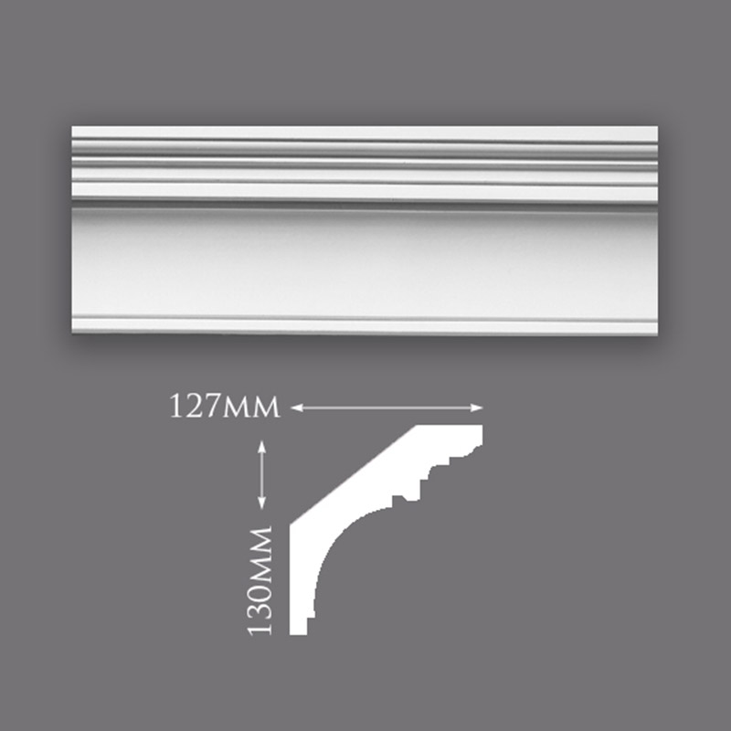 C0109-Georgian-Swan-Neck-800 Small Plain Ceiling Rose