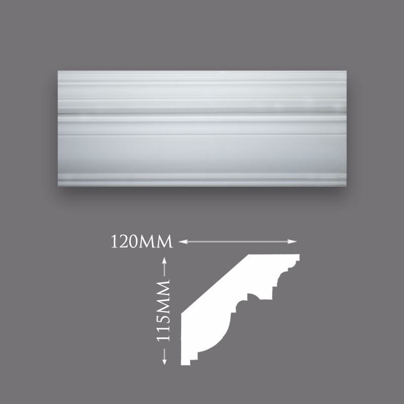 C2Cornice800x800 Fanned Leaf Ceiling Rose
