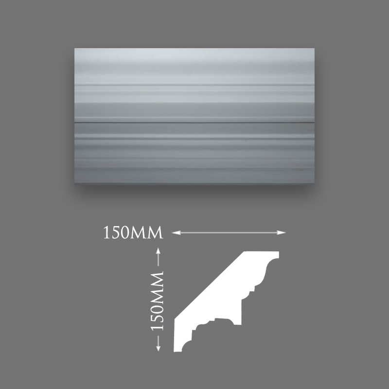 C5Cornice800x800 Fanned Leaf Ceiling Rose